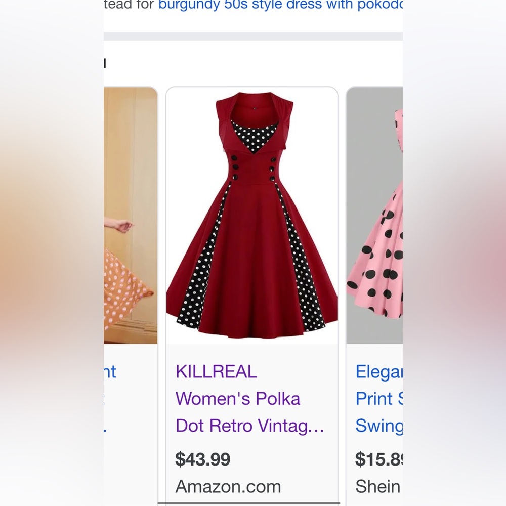 Polka dot Retro vintage dress